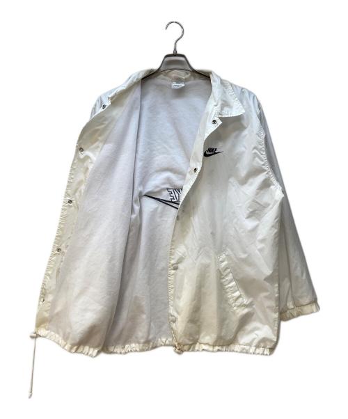 NIKE（ナイキ）NIKE (ナイキ) コーチジャケット/90-00年代/USA製 ホワイト サイズ:XLの古着・服飾アイテム
