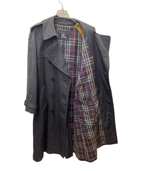 Burberry's（バーバリーズ）Burberry's (バーバリーズ) トレンチコート/70～80年代 ネイビー サイズ:Mの古着・服飾アイテム