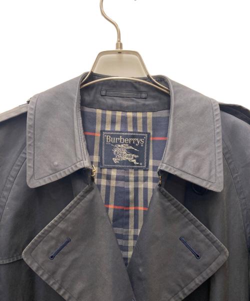 Burberry's（バーバリーズ）Burberry's (バーバリーズ) トレンチコート/70～80年代 ネイビー サイズ:Mの古着・服飾アイテム