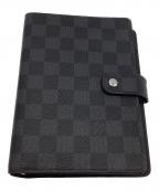 LOUIS VUITTONルイ ヴィトン）の古着「手帳カバー/ダミエ・グラフィット・アジェンダMM」｜ブラック