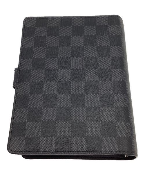 LOUIS VUITTON（ルイ ヴィトン）LOUIS VUITTON (ルイ ヴィトン) 手帳カバー/ダミエ・グラフィット・アジェンダMM ブラックの古着・服飾アイテム