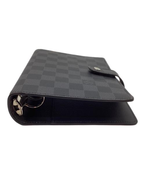 LOUIS VUITTON（ルイ ヴィトン）LOUIS VUITTON (ルイ ヴィトン) 手帳カバー/ダミエ・グラフィット・アジェンダMM ブラックの古着・服飾アイテム