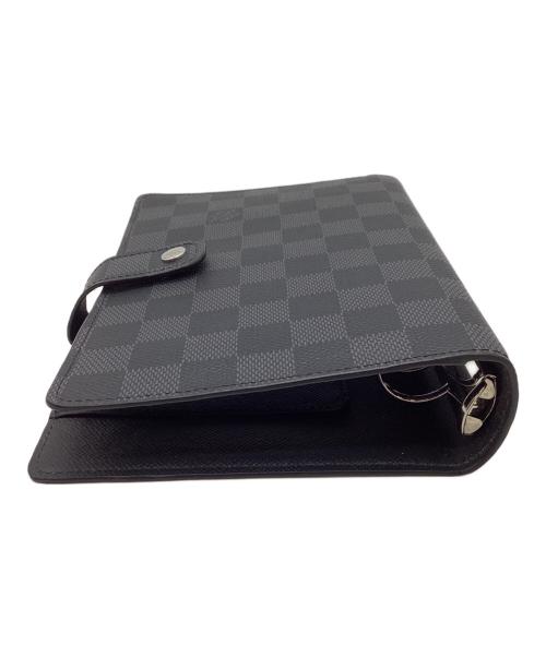 LOUIS VUITTON（ルイ ヴィトン）LOUIS VUITTON (ルイ ヴィトン) 手帳カバー/ダミエ・グラフィット・アジェンダMM ブラックの古着・服飾アイテム
