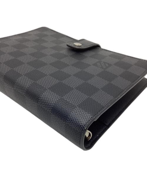 LOUIS VUITTON（ルイ ヴィトン）LOUIS VUITTON (ルイ ヴィトン) 手帳カバー/ダミエ・グラフィット・アジェンダMM ブラックの古着・服飾アイテム