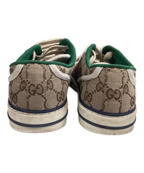 GUCCI（グッチ）GUCCI (グッチ) ローカットスニーカー ベージュ サイズ:37の古着・服飾アイテム