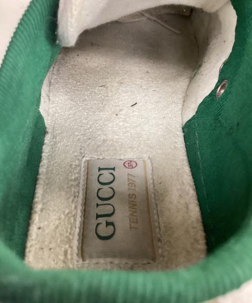 GUCCI（グッチ）GUCCI (グッチ) ローカットスニーカー ベージュ サイズ:37の古着・服飾アイテム