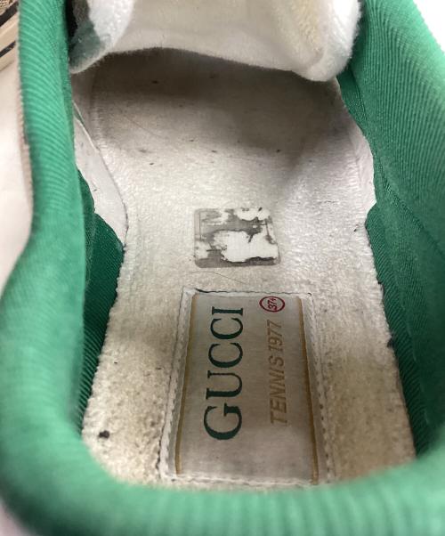 GUCCI（グッチ）GUCCI (グッチ) ローカットスニーカー ベージュ サイズ:37の古着・服飾アイテム