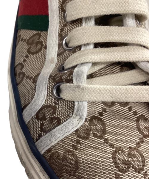 GUCCI（グッチ）GUCCI (グッチ) ローカットスニーカー ベージュ サイズ:37の古着・服飾アイテム