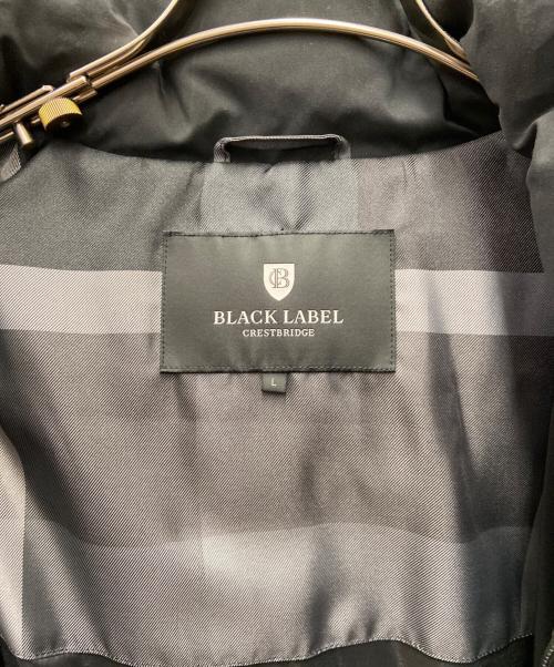 BLACK LABEL CRESTBRIDGE（ブラックレーベル クレストブリッジ）BLACK LABEL CRESTBRIDGE (ブラックレーベル クレストブリッジ) ダウンジャケット ブラック サイズ:Lの古着・服飾アイテム