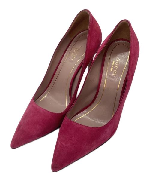 GUCCI（グッチ）GUCCI (グッチ) ピンヒールパンプス ピンク サイズ:35 1/2の古着・服飾アイテム