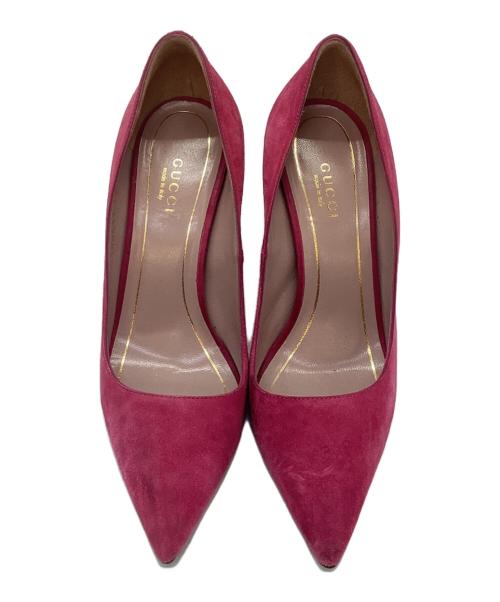 GUCCI（グッチ）GUCCI (グッチ) ピンヒールパンプス ピンク サイズ:35 1/2の古着・服飾アイテム