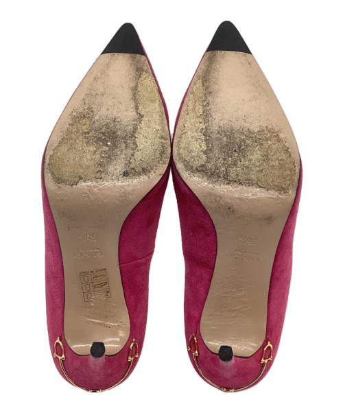 GUCCI（グッチ）GUCCI (グッチ) ピンヒールパンプス ピンク サイズ:35 1/2の古着・服飾アイテム