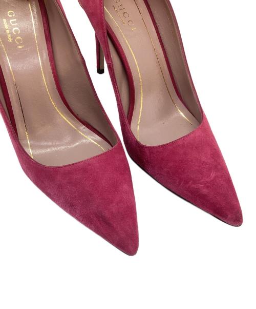 GUCCI（グッチ）GUCCI (グッチ) ピンヒールパンプス ピンク サイズ:35 1/2の古着・服飾アイテム