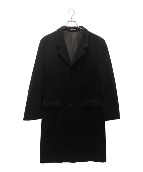 agnes b homme（アニエスベーオム）agnes b homme (アニエスベーオム) ロングコート ブラック サイズ:3の古着・服飾アイテム