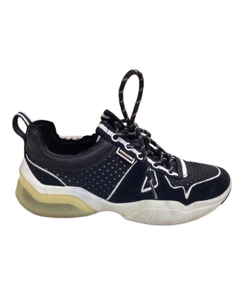 COACH（コーチ）COACH (コーチ) ローカットスニーカー ブラック サイズ:22.5の古着・服飾アイテム