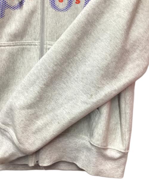 stussy（ステューシー）stussy (ステューシー) Dot Sport Zip Hoodie グレー サイズ:Sの古着・服飾アイテム