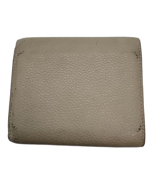 LOEWE（ロエベ）LOEWE (ロエベ) 3つ折り財布 グレー×ブラウンの古着・服飾アイテム