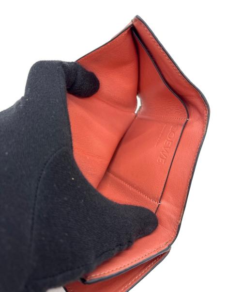 LOEWE（ロエベ）LOEWE (ロエベ) 3つ折り財布 グレー×ブラウンの古着・服飾アイテム