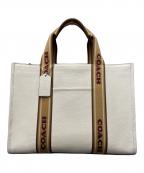 COACHコーチ）の古着「ハンドバッグ」｜アイボリー×ブラウン