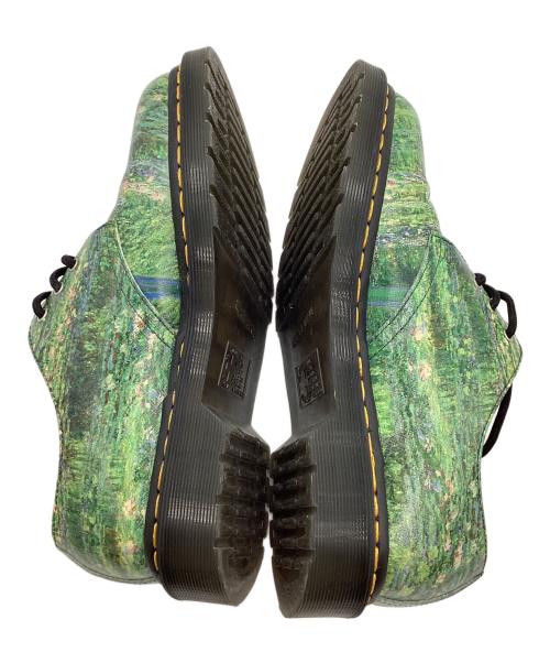 Dr.Martens（ドクターマーチン）Dr.Martens (ドクターマーチン) THE NATIONAL GALLERY (ナショナル・ギャラリー) 3ホールシューズ グリーン サイズ:UK6の古着・服飾アイテム