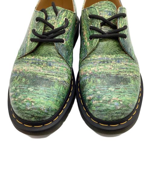 Dr.Martens（ドクターマーチン）Dr.Martens (ドクターマーチン) THE NATIONAL GALLERY (ナショナル・ギャラリー) 3ホールシューズ グリーン サイズ:UK6の古着・服飾アイテム