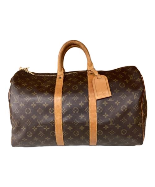 LOUIS VUITTON（ルイ ヴィトン）LOUIS VUITTON (ルイ ヴィトン) トラベルバッグ ブラウンの古着・服飾アイテム