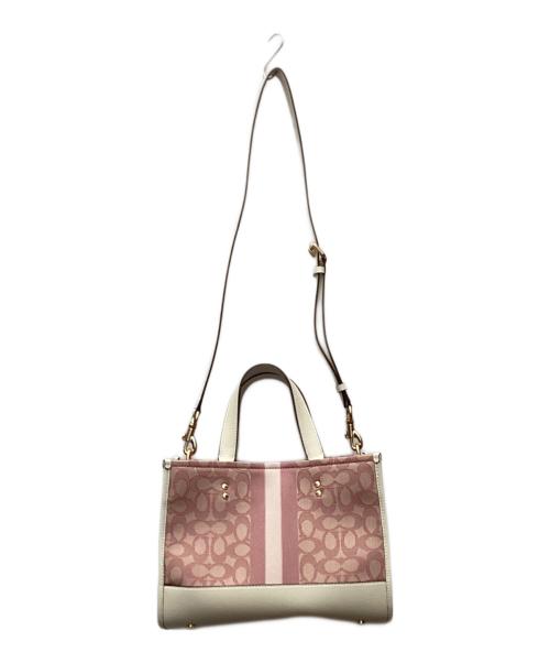 COACH（コーチ）COACH (コーチ) 2WAYショルダーバッグ ピンクの古着・服飾アイテム