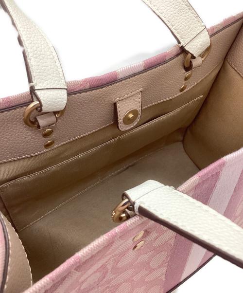 COACH（コーチ）COACH (コーチ) 2WAYショルダーバッグ ピンクの古着・服飾アイテム