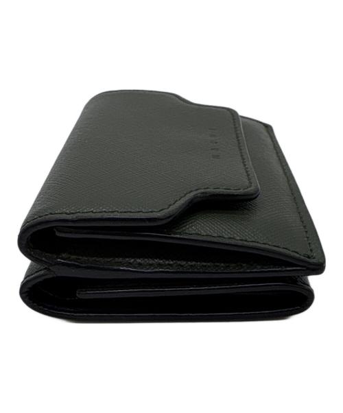 MARNI（マルニ）MARNI (マルニ) 3つ折り財布 オリーブの古着・服飾アイテム