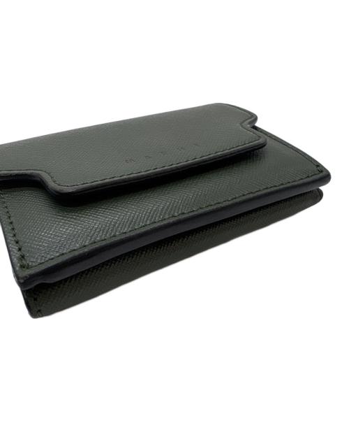 MARNI（マルニ）MARNI (マルニ) 3つ折り財布 オリーブの古着・服飾アイテム
