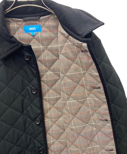 WORK WEAR SUIT（ワークウェアースーツ）WORK WEAR SUIT (ワークウェアースーツ) キルティングジャケット ブラック サイズ:Lの古着・服飾アイテム