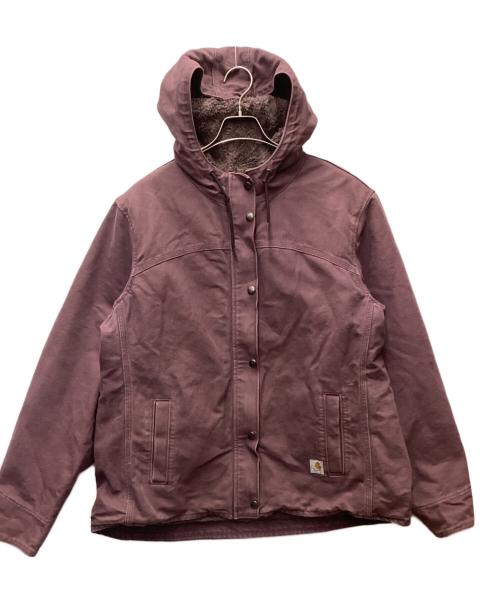 CarHartt（カーハート）CarHartt (カーハート) 裏ボアダックジャケット パープル サイズ:Lの古着・服飾アイテム