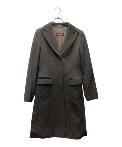 Max Mara Studio（マックスマーラ ストゥディオ）Max Mara Studio (マックスマーラ ストゥディオ) チェスターコート グレー サイズ:USA6の古着・服飾アイテム