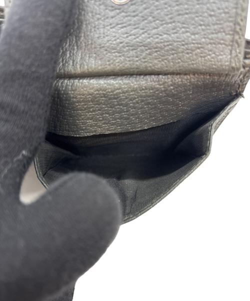 GUCCI（グッチ）GUCCI (グッチ) 2つ折り財布/ニューバスケット ブラックの古着・服飾アイテム