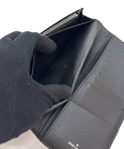 LOUIS VUITTON（ルイ ヴィトン）LOUIS VUITTON (ルイ ヴィトン) 長財布/ダミエ・グラフィット・ポルトフォイユ・ブラザ ブラウンの古着・服飾アイテム