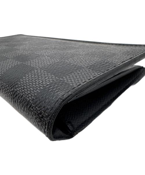 LOUIS VUITTON（ルイ ヴィトン）LOUIS VUITTON (ルイ ヴィトン) 長財布/ダミエ・グラフィット・ポルトフォイユ・ブラザ ブラウンの古着・服飾アイテム