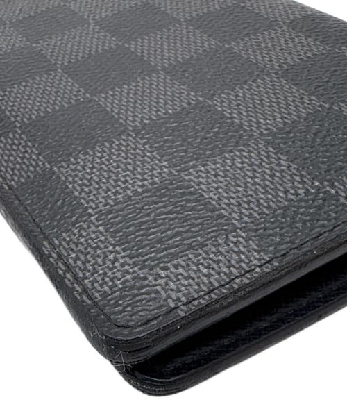 LOUIS VUITTON（ルイ ヴィトン）LOUIS VUITTON (ルイ ヴィトン) 長財布/ダミエ・グラフィット・ポルトフォイユ・ブラザ ブラウンの古着・服飾アイテム