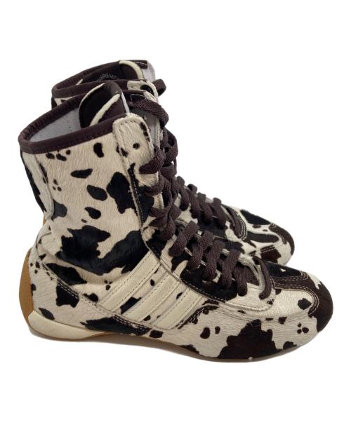 adidas Originals（アディダスオリジナル）adidas Originals (アディダスオリジナル) ミッドカットスニーカー ホワイト×ブラウン サイズ:22ｃｍの古着・服飾アイテム