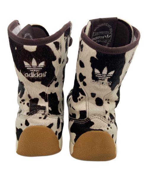 adidas Originals（アディダスオリジナル）adidas Originals (アディダスオリジナル) ミッドカットスニーカー ホワイト×ブラウン サイズ:22ｃｍの古着・服飾アイテム