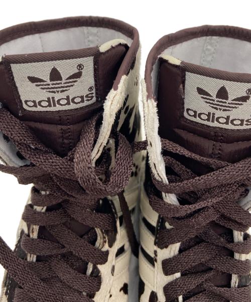 adidas Originals（アディダスオリジナル）adidas Originals (アディダスオリジナル) ミッドカットスニーカー ホワイト×ブラウン サイズ:22ｃｍの古着・服飾アイテム