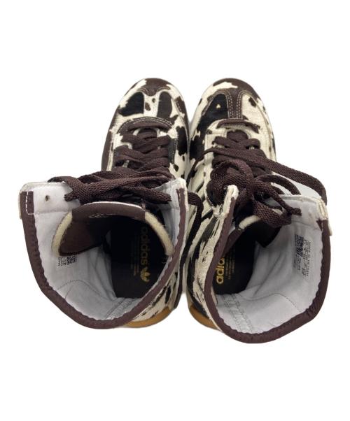 adidas Originals（アディダスオリジナル）adidas Originals (アディダスオリジナル) ミッドカットスニーカー ホワイト×ブラウン サイズ:22ｃｍの古着・服飾アイテム