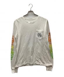 CHROME HEARTS（クロムハーツ）の古着「長袖カットソー」｜ホワイト×レインボー