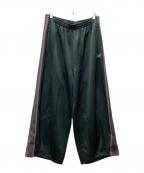 Needlesニードルズ）の古着「ヒザデルトラックパンツ」｜グリーン