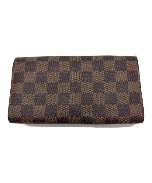LOUIS VUITTON（ルイ ヴィトン）LOUIS VUITTON (ルイ ヴィトン) 長財布/ダミエ・ポルトフォイユ・サラ ブラウンの古着・服飾アイテム