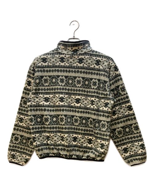 L.L.Bean（エルエルビーン）L.L.Bean (エルエルビーン) ハーフボタンフリーストップ グレー×ホワイト サイズ:Lの古着・服飾アイテム