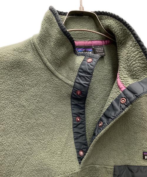 Patagonia（パタゴニア）Patagonia (パタゴニア) シンチラスナップT グリーン サイズ:Lの古着・服飾アイテム