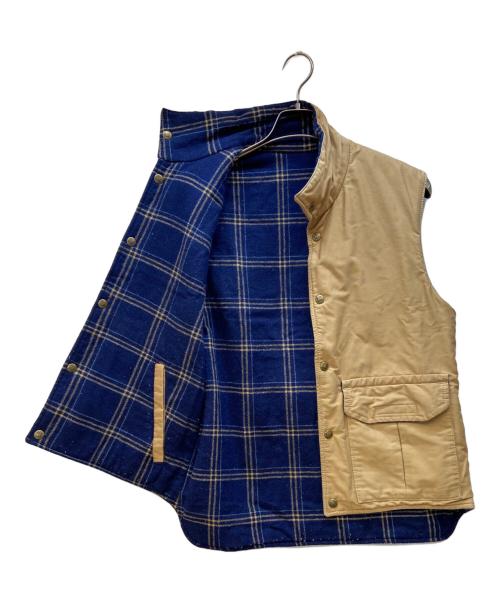 Columbia（コロンビア）Columbia (コロンビア) 中綿ベスト/イエローストーンタグ/70-80年代 ベージュ サイズ:Mの古着・服飾アイテム