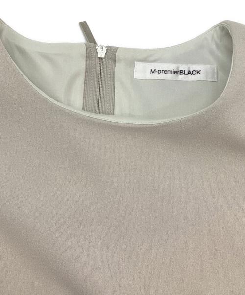 M-premierBLACK（エムプルミエブラック）M-premierBLACK (エムプルミエブラック) 長袖ワンピース ベージュ サイズ:Sの古着・服飾アイテム