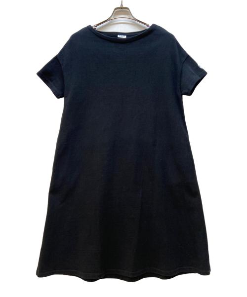 ORCIVAL（オーシバル）ORCIVAL (オーシバル) 半袖スウェットワンピース ブラック サイズ:Lの古着・服飾アイテム