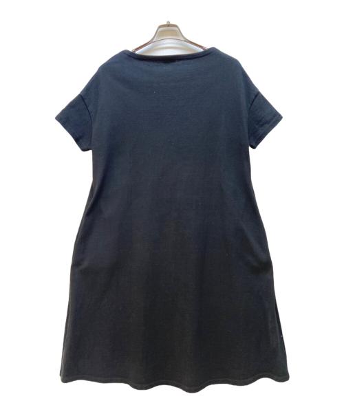 ORCIVAL（オーシバル）ORCIVAL (オーシバル) 半袖スウェットワンピース ブラック サイズ:Lの古着・服飾アイテム